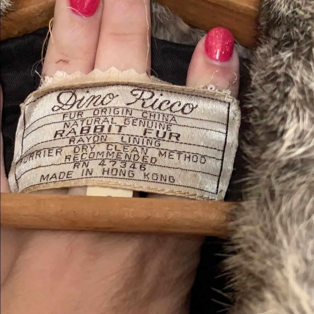 Dino Ricco Rabbit Fur coat - Picture 2 of 3